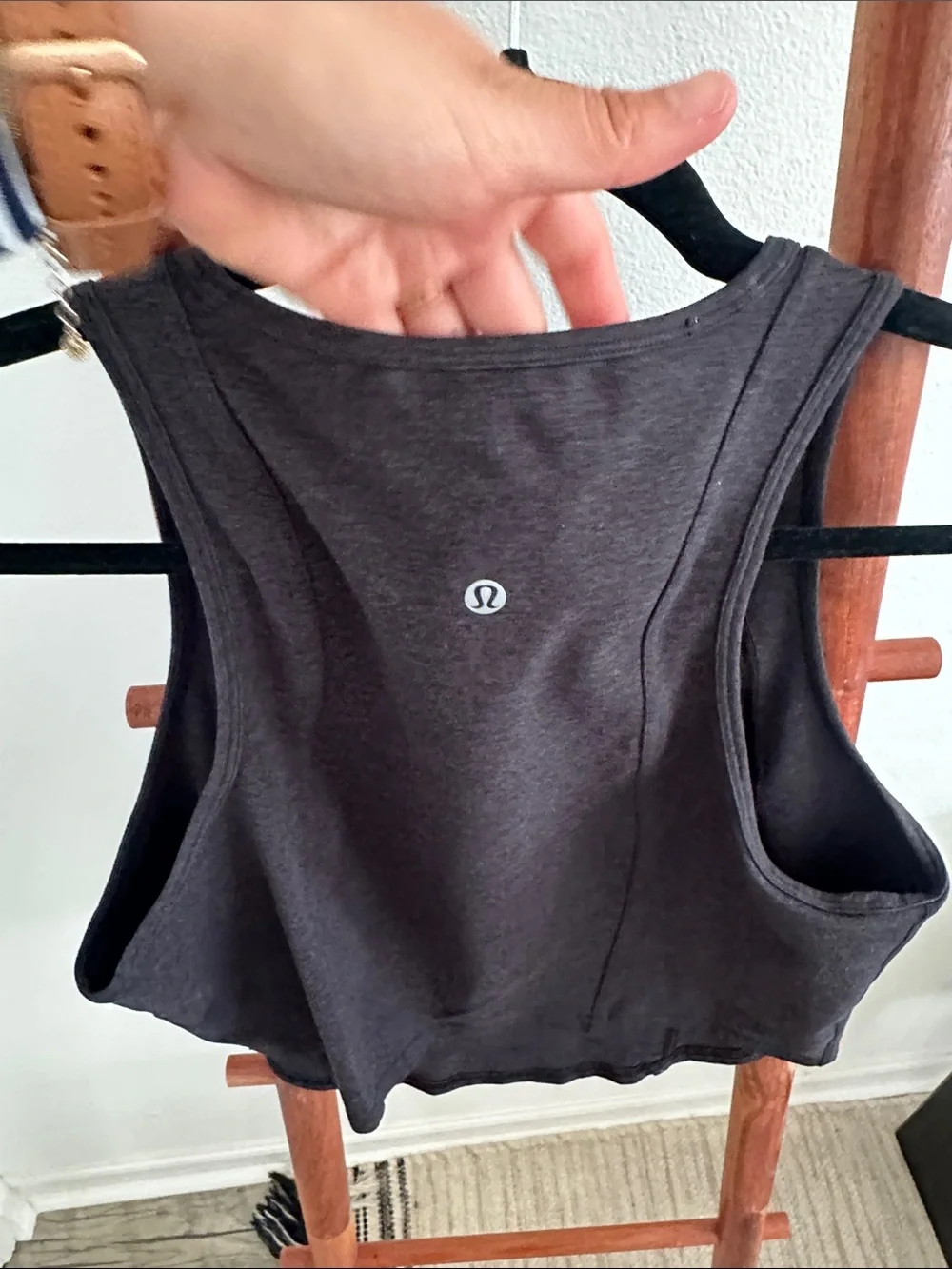 Lululemon Soft Sueded Crewneck Cropped Tank Top - Picture 7 of 7